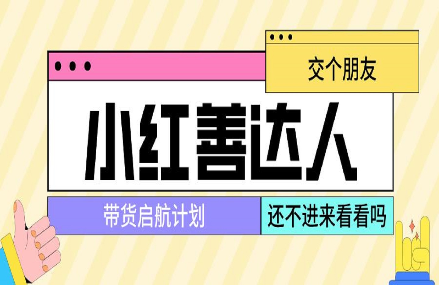 交个朋友 小红善达人带货启航计划-创课星球网-金维维的个人IP平台