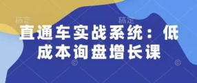 白泽直通车实战系统:低成本询盘增长课-创课星球网-金维维的个人IP平台