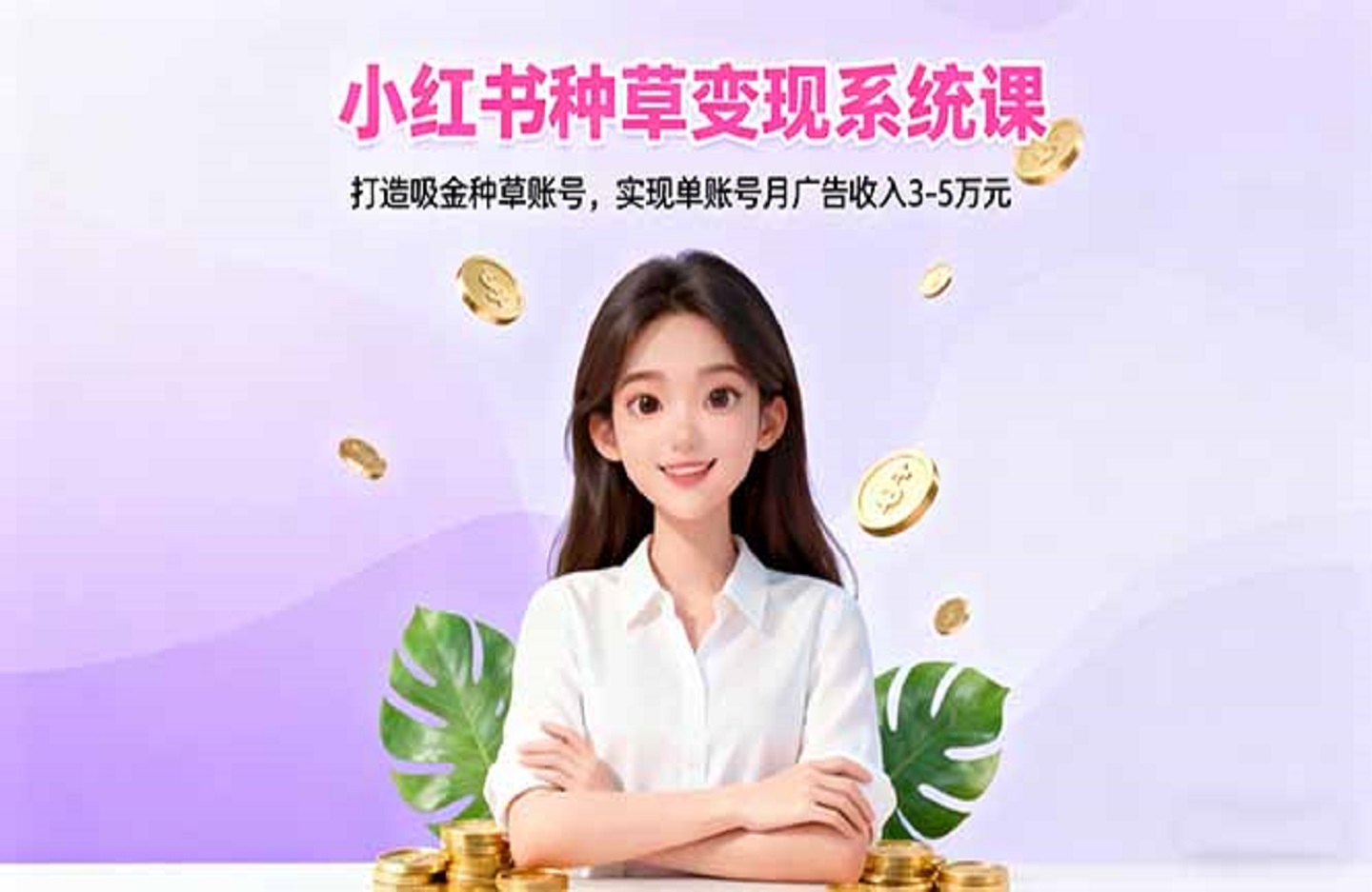 小红书种草变现系统课:打造吸金种草账号,实现单账号月广告收入3-5万元-创课星球网-金维维的个人IP平台