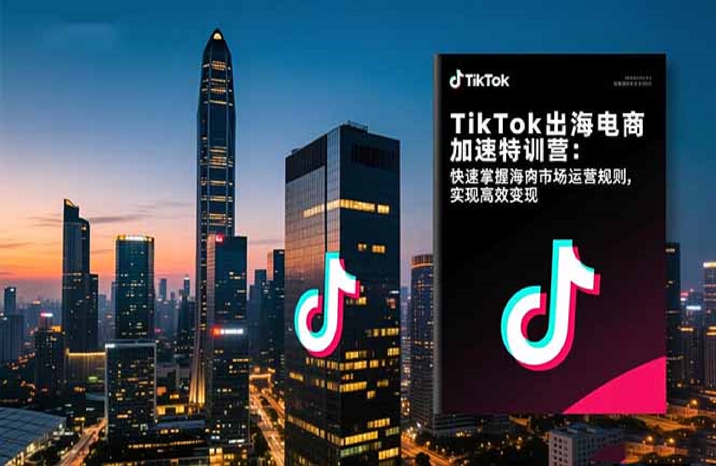 TikTok出海电商加速特训营：快速掌握海外市场运营规则，实现高效变现-创课星球网-金维维的个人IP平台