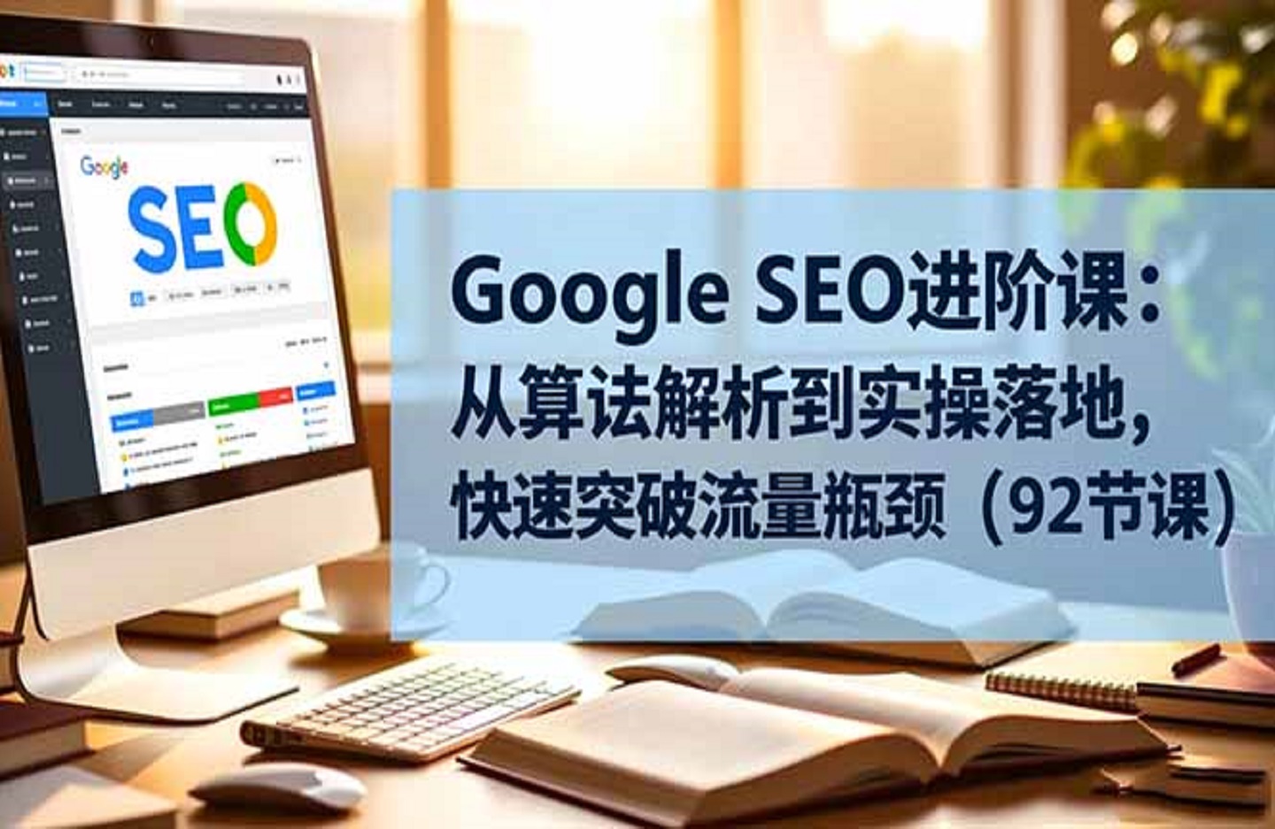 Google SEO进阶课：从算法解析到实操落地，快速突破流量瓶颈（92节课）-创课星球网-金维维的个人IP平台