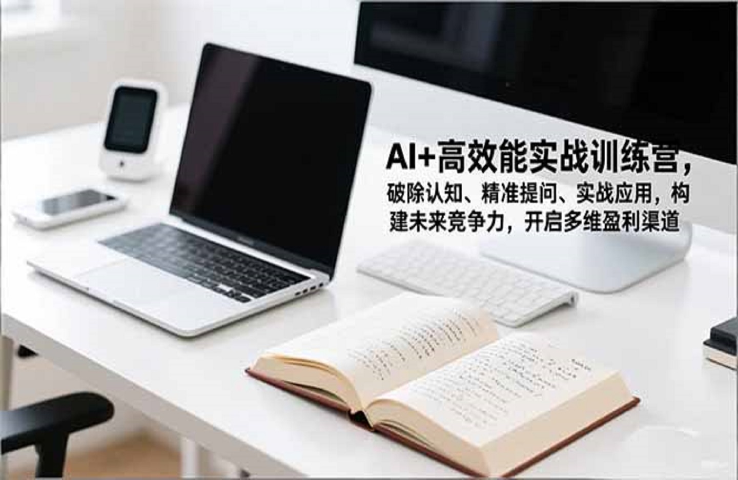 AI+高效能实战训练营，破除认知、精准提问、实战应用，构建未来竞争力，开启多维盈利渠道-创课星球网-金维维的个人IP平台