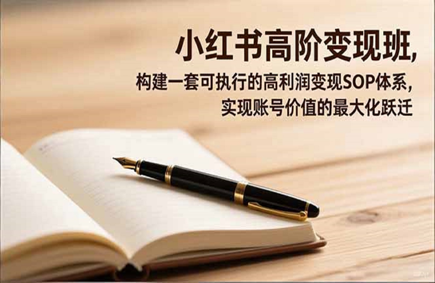 小红书高阶变现班，构建一套可执行的高利润变现SOP体系，实现账号价值的最大化跃迁-创课星球网-金维维的个人IP平台