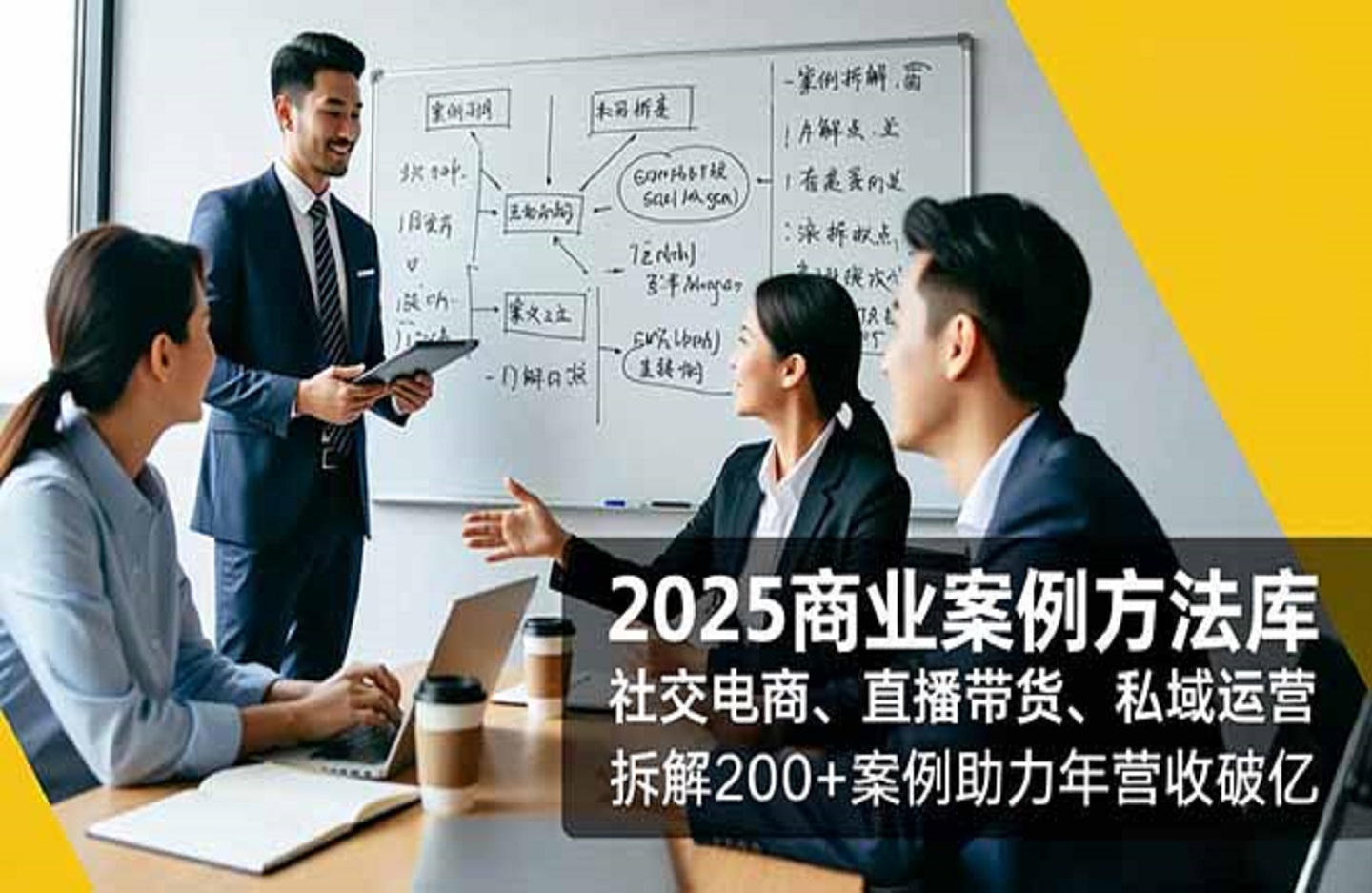 2025商业案例方法库，社交电商、直播带货、私域运营，拆解200+案例助力年营收破亿波-创课星球网-金维维的个人IP平台